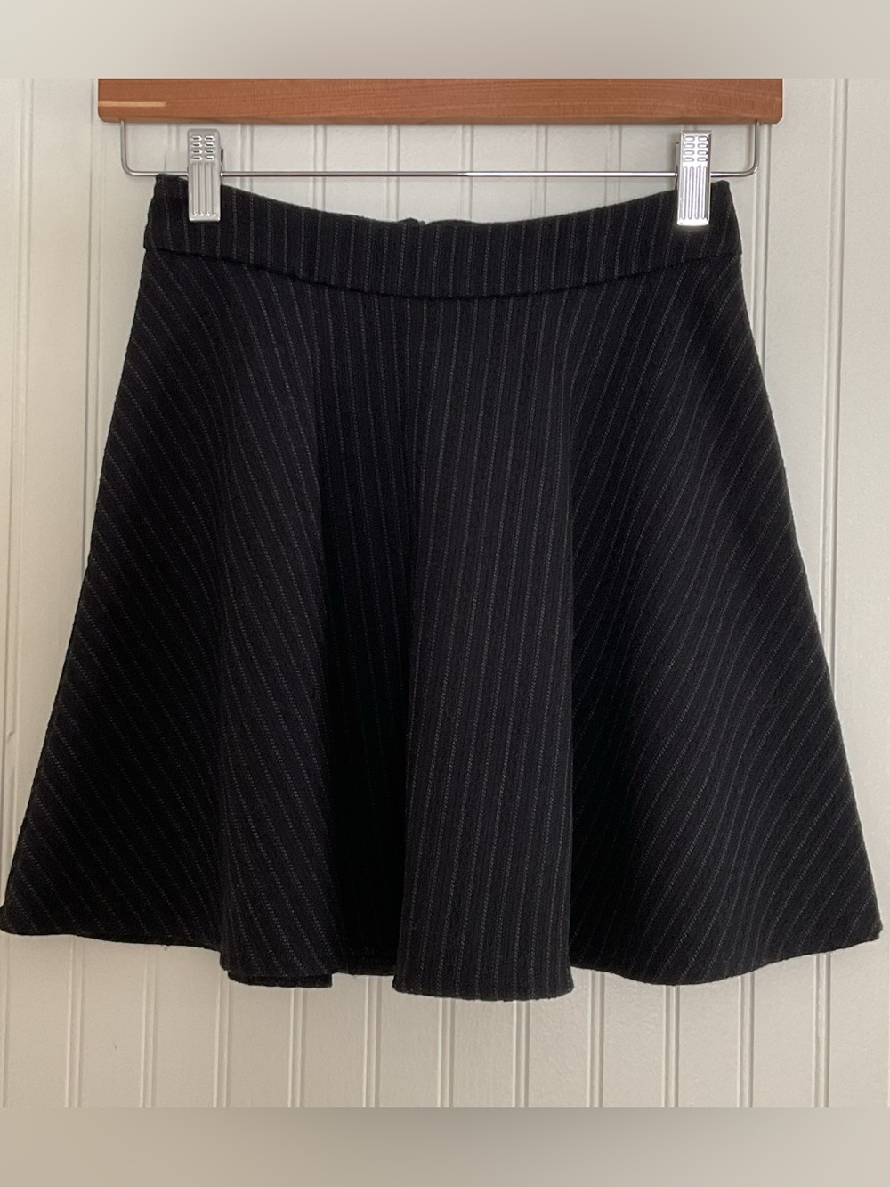 Brandy Melville Pinstripe A-line Skirt